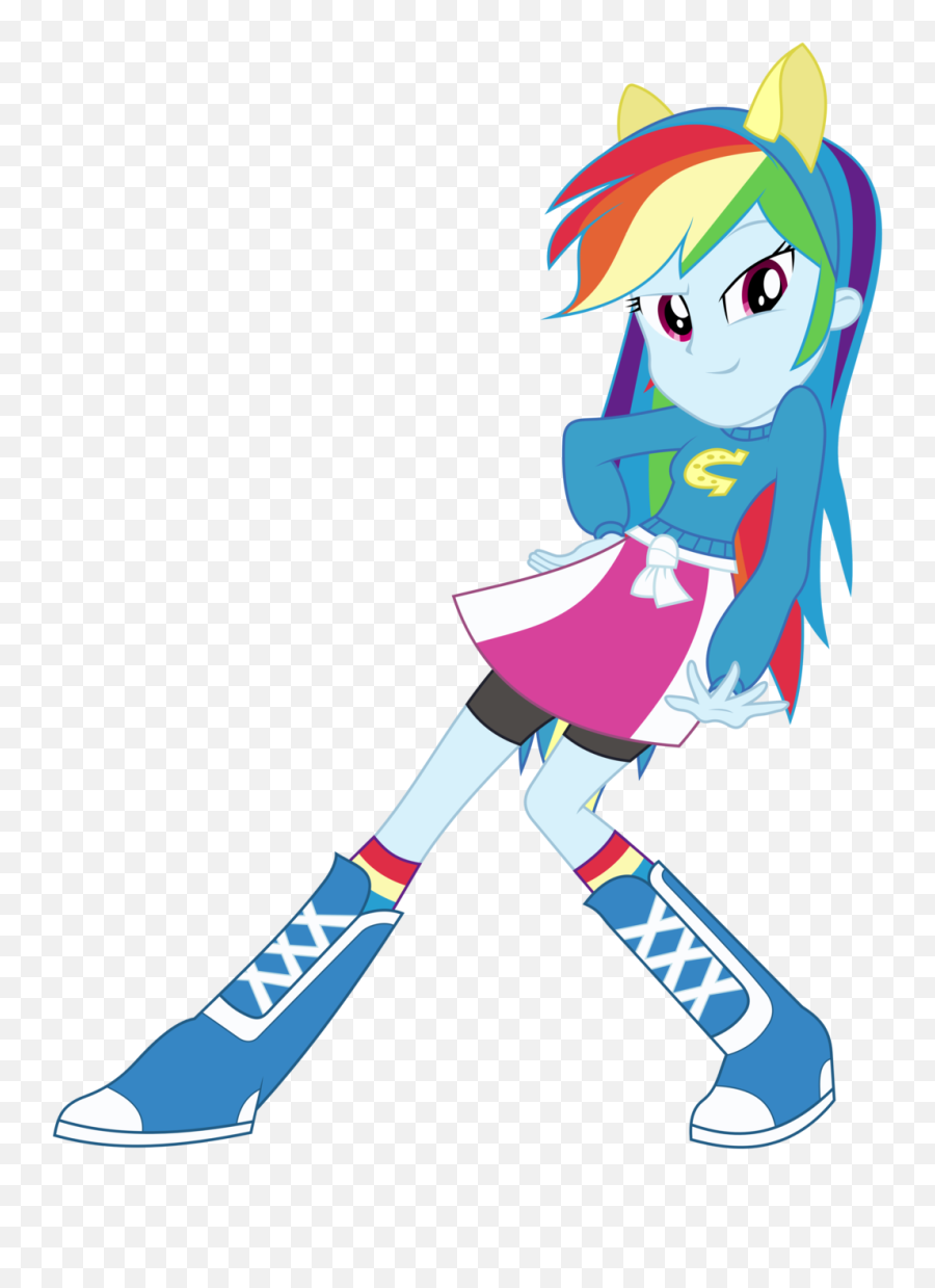 Rainbow Dash - Cia Dos Gifs Rainbow Dash Equestria Girls Wondercolts Emoji,Yoyo And Cici Emoticon