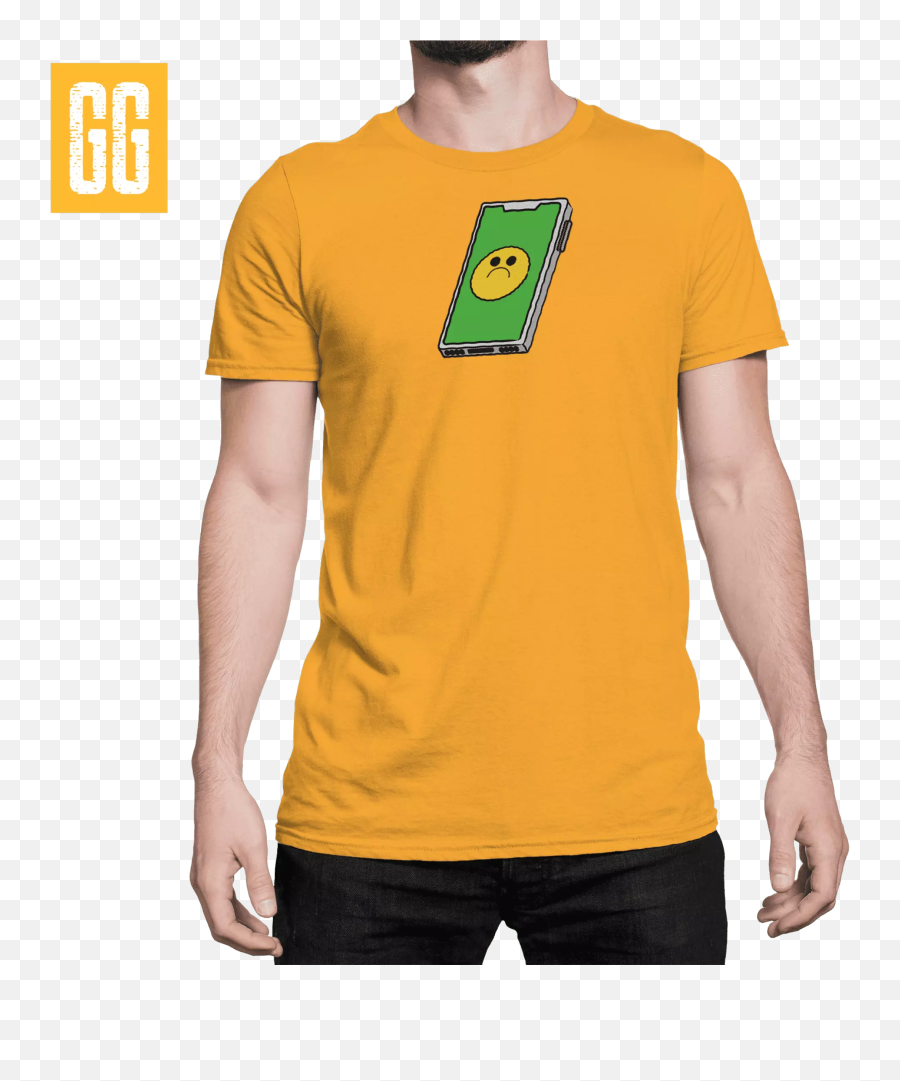 Gg Clothing Sad Phone Emoji Tshirt - G Fuel Shirt,Emoji Yellow Tshirts