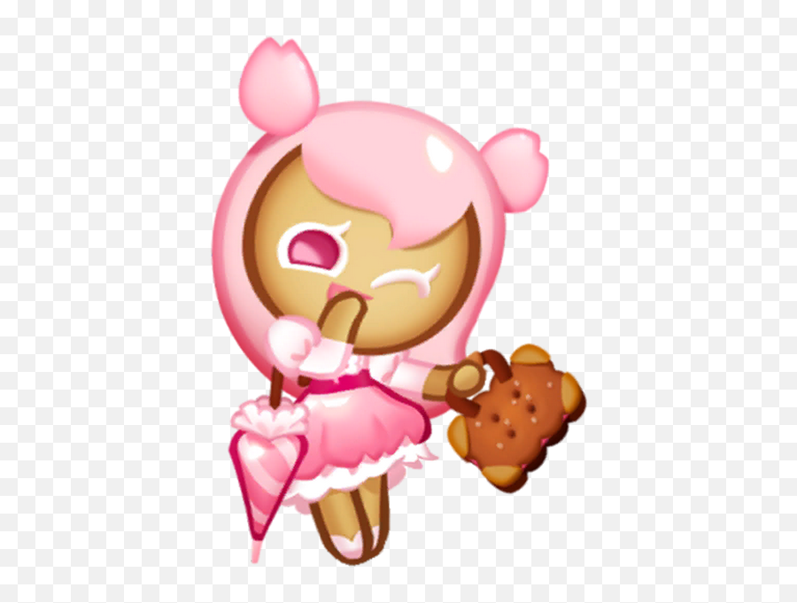 Anime Devsisters Hello Brave Cookies Cookie Run - Hello Art Cookie Run Anime Emoji,Cherry Blossom Emoji