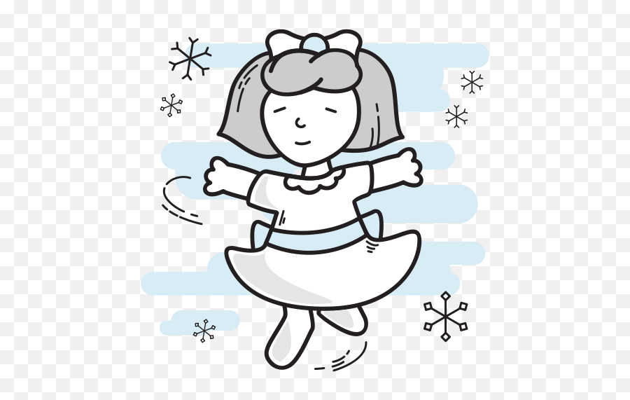 Christmas Dancing Girl Lady Icon - Girly Emoji,Dancing Girl Emoticon