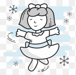 Christmas Dancing Girl Lady Icon - Girly Emoji,Dancing Girl Emoticon