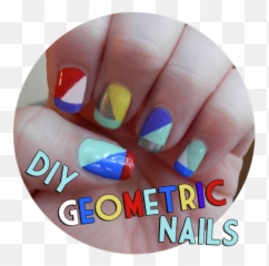 Geometric Nails Tutorial - Gel Nails Emoji,Deborah Lippmann Sweet Emotion
