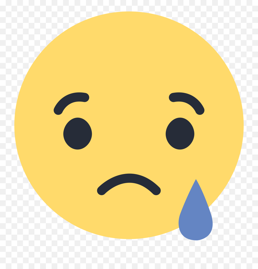 Sad Facebook Emoji Png Image Free - Sad Face Emoji Facebook,Sad Face Emoji