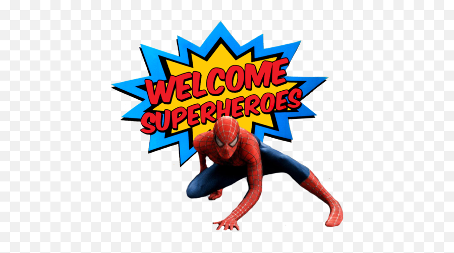 Calling All Superheroes Png - Free Template Ppt Premium Spiderman Welcome Superheroes Png Emoji,Emotion Cartoon Superhero