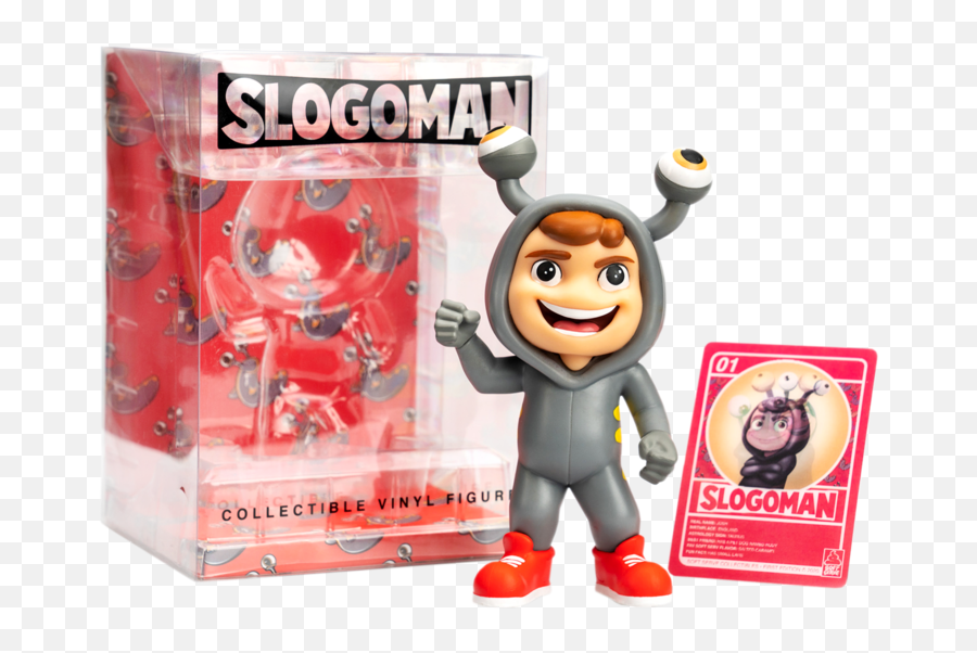 Slogoman Vinyl Collectible - Slogoman Toy Emoji,Vinyl Toy + Change Emotions