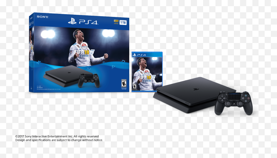 Sony Playstation 4 Slim 1tb Fifa 18 Emoji,Destiny All 18 Emotion Ps4