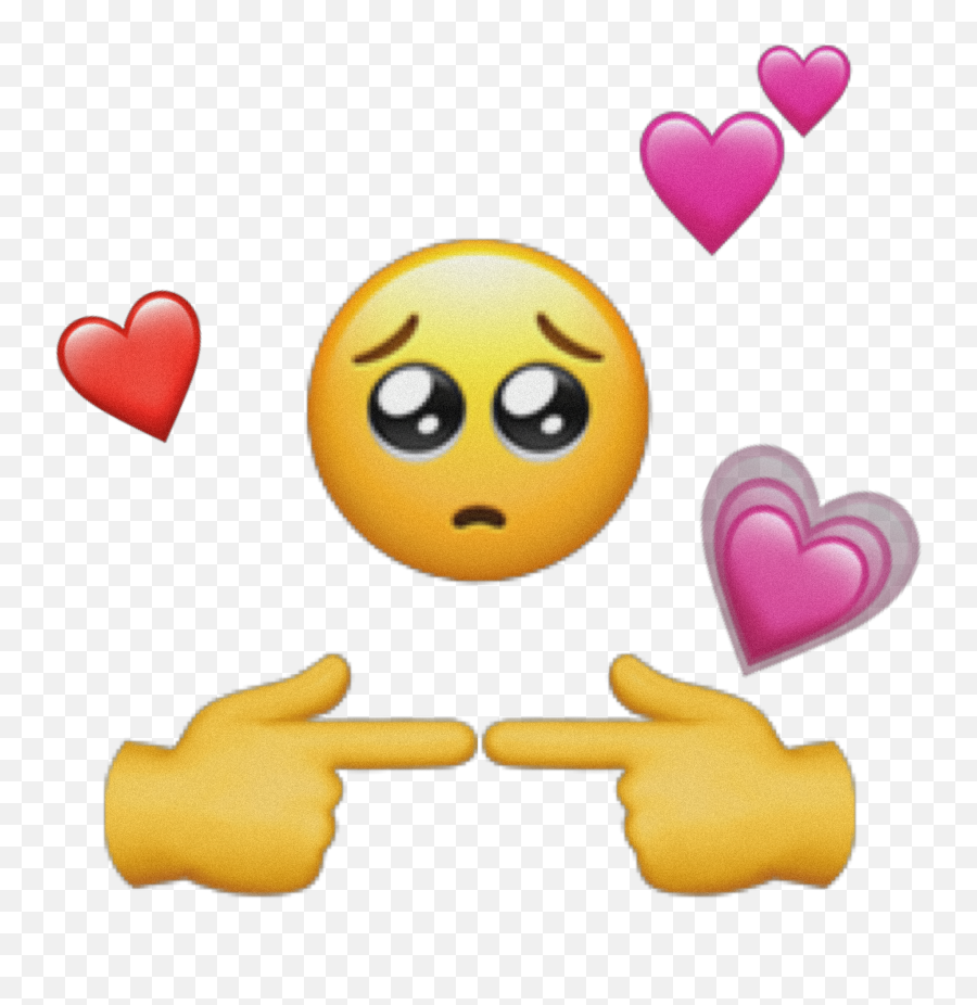 The Most Edited Wuv Picsart - Meme Timide Emoji,Emoticon For Cel Phone