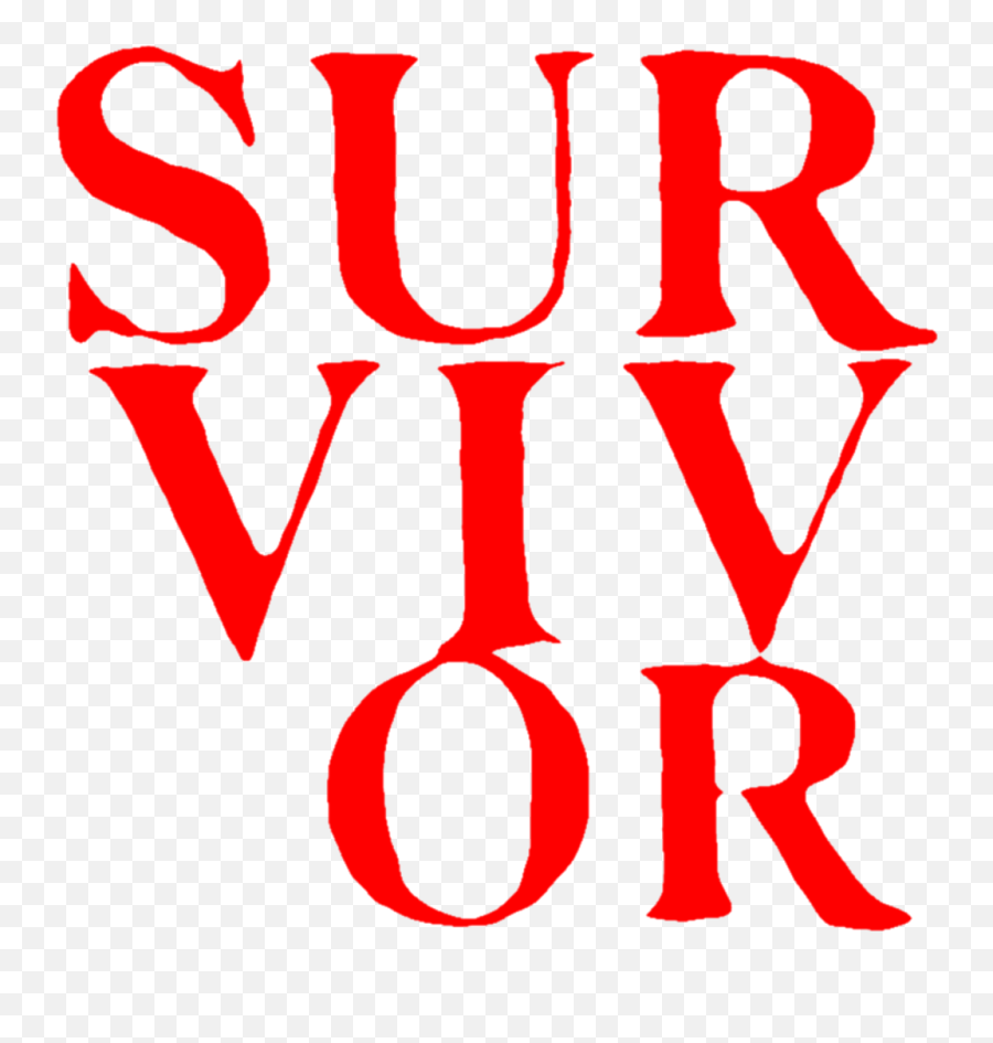 Aesthetic Text Quote Red Survivor - Survivor Aesthetic Emoji,Iphone Emojis Reds