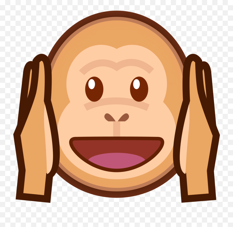 Phantom Open Emoji 1f649 - Hear No Evil,Powerpoint Slide Of Three Monkeys Emojis