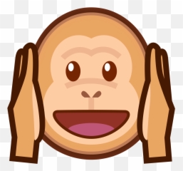 Phantom Open Emoji 1f649 - Hear No Evil,Powerpoint Slide Of Three Monkeys Emojis