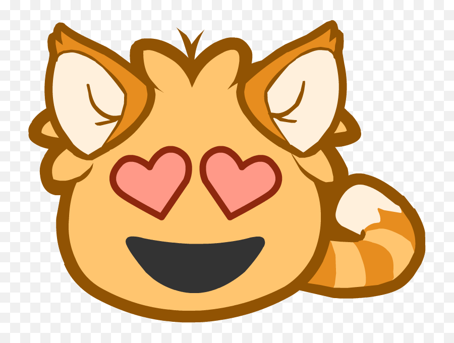Image Cat Puffle Emoticon Gif Club Penguin Wiki Love - Club Penguin Puffle Emoji,Cat Emojis