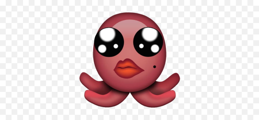 Octopus Is In Love - Dot Emoji,:octopus: Emoticon