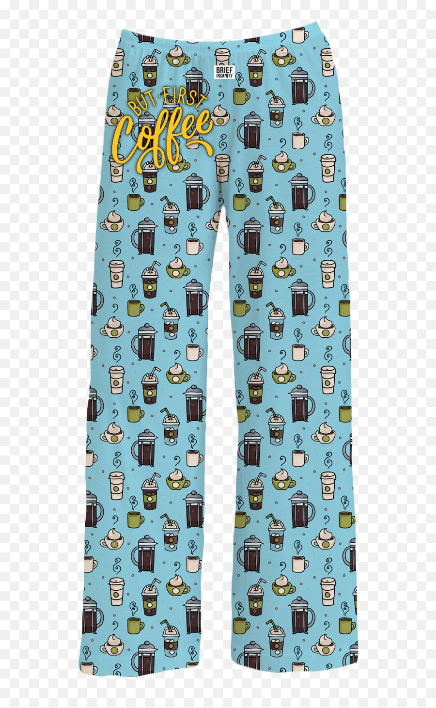 But First Coffee Pajama Pants Emoji,Soft Pj Pants Emojis