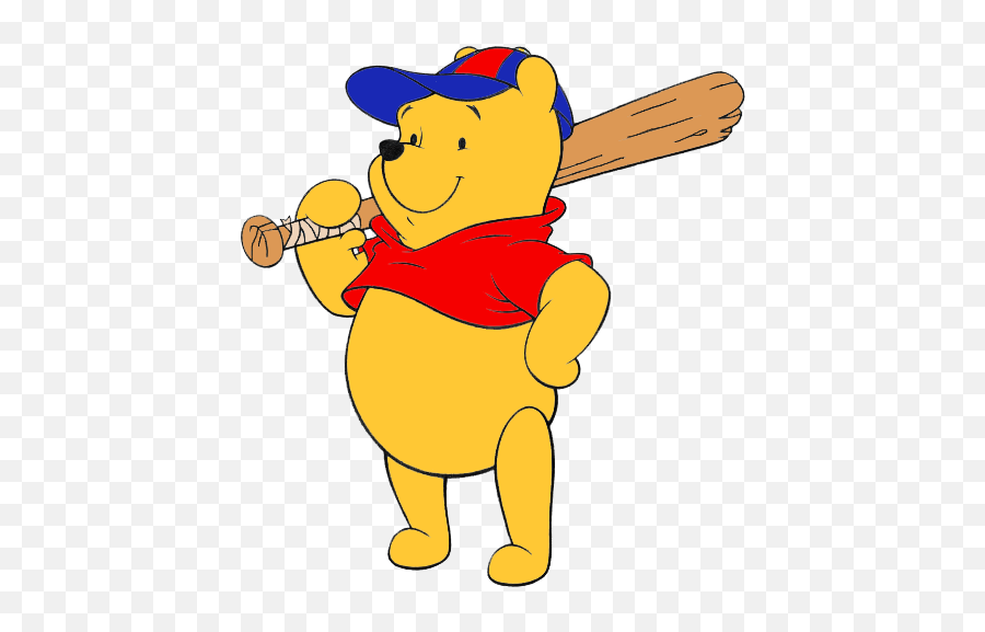 Mickey Mouse With Basketball - Clip Art Library Winnie The Pooh With A Baseball Emoji,Winnie The Pooh Disney Emojis