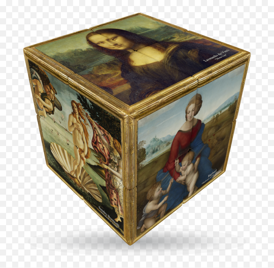 Ranaissance - Vcube 2 Flat V Collection Art Cube Cubo Obra De Arte Emoji,Emotion Filled Art Pieces