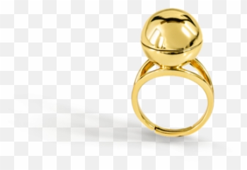 Sphere Secret Ring 14k Gold - Solid Emoji,Michael Oval Joseph Emotion