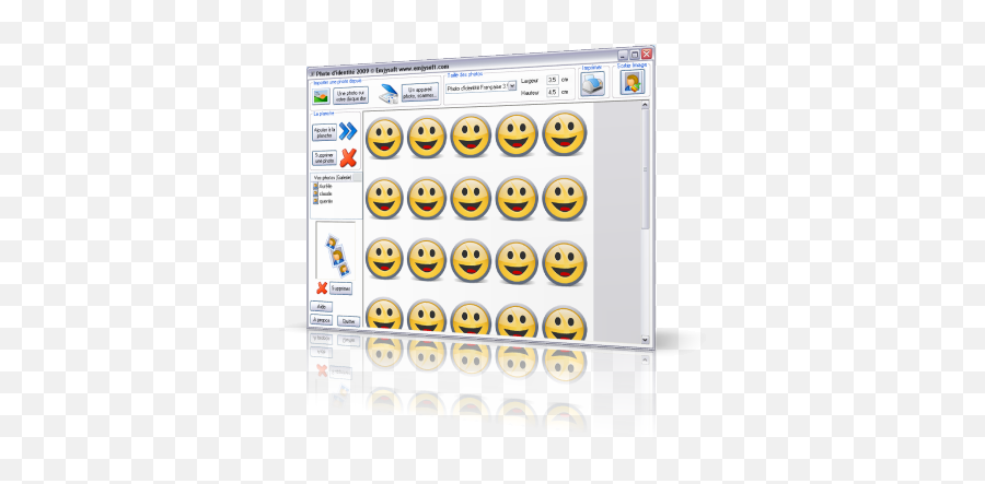 Software Photo Id Print Id Photos On Your Pc - Dot Emoji,Photograph Emoticon