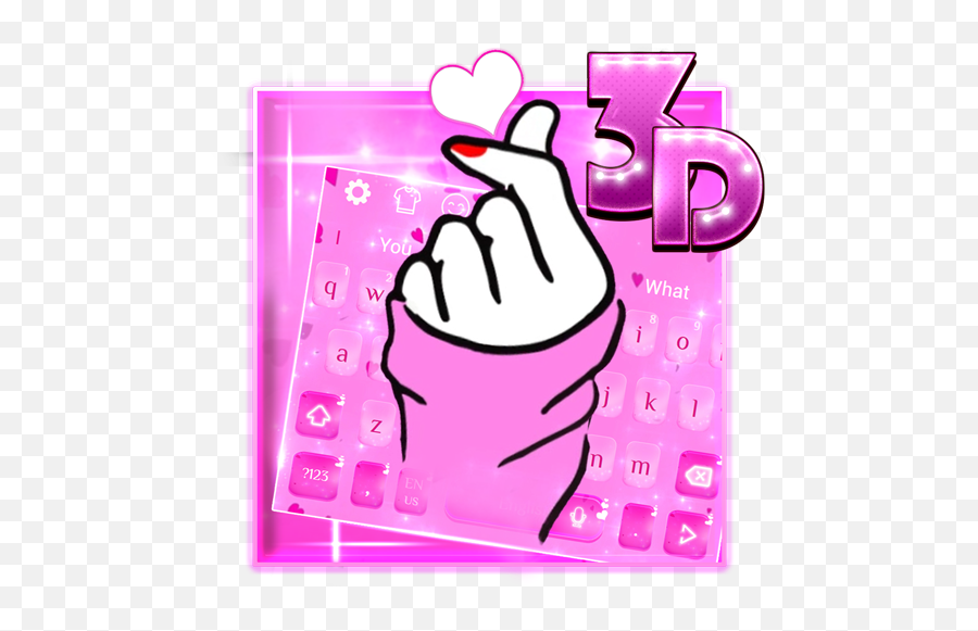 Kpop Hearts Romantic Keyboard 10001002 Apk Download - Love You Forever Sign Language Emoji,Korean Heart Emojis Keyboard