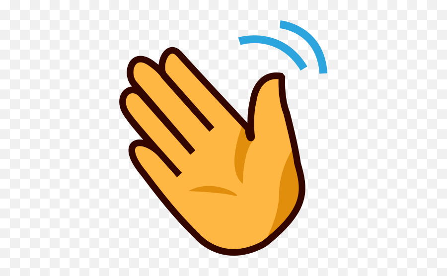Waving Hand Sign - Hand Wave Icon Emoji,Wave Emoji Meaning