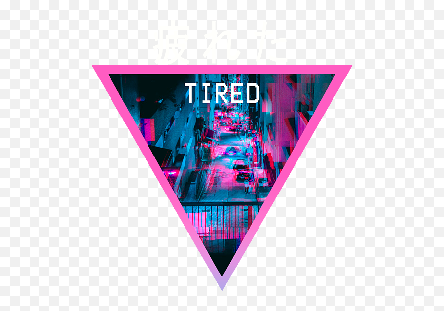 Tired Vaporwave Streetwear Style Gift Hypnotic Vaporwave - Vaporwave Design Emoji,Mixed Bag Of Emotions Meme