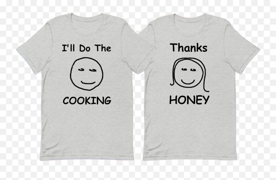 Iu0027ll Do The Cooking Thanks Honey - Pair Of Shirts Million Thanks Emoji,Thanks Emoticon