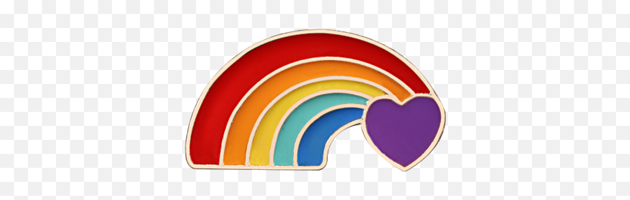 Lgbt Design Pin Rainbow Flag Love Heart Badge Gay Pride - Regenboog Hartje Emoji,Gay Emojis Vector
