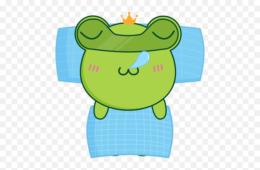 Biubiu Frog By Danielle Poirier - Happy Emoji,Animated Frog Emoticons