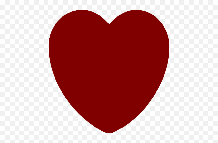 Maroon Heart 58 Icon - Free Maroon Heart Icons Emoji,Cute Heart Emoticons Png
