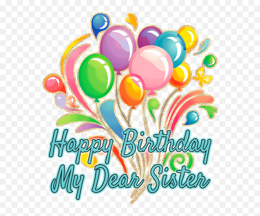 Happy Birthday Sister Gifs - Birthday Cards For Your Dear Sister Emoji,Download Bengals Animated Emojis