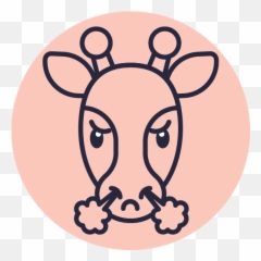 Giraffe Emoji Outline Icons Png 29,Circle Outline For Emojis