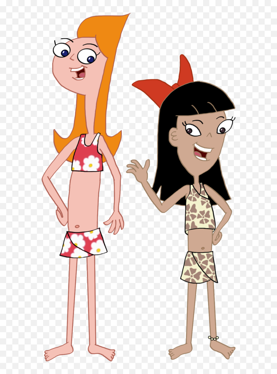 Candace With Friend Image Emoji,Trixie In Timmy Turner Bathing Suit Emotion