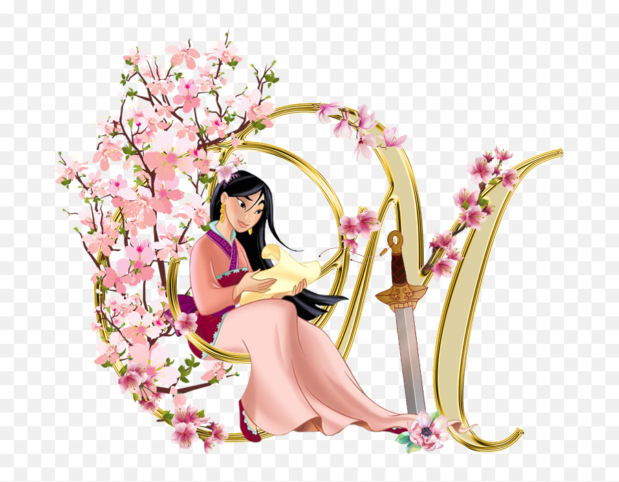 The Disney Princess Flower Alphabeth Part 1 - Disney Emoji,Take My Flower Emoticon