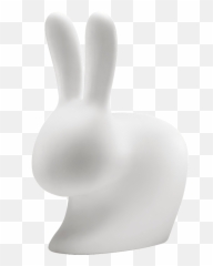 Rabbit Chair Velvet Finish By Stefano Giovannoni Qeeboo Emoji,Rabbit At The Window Emoticon Gif
