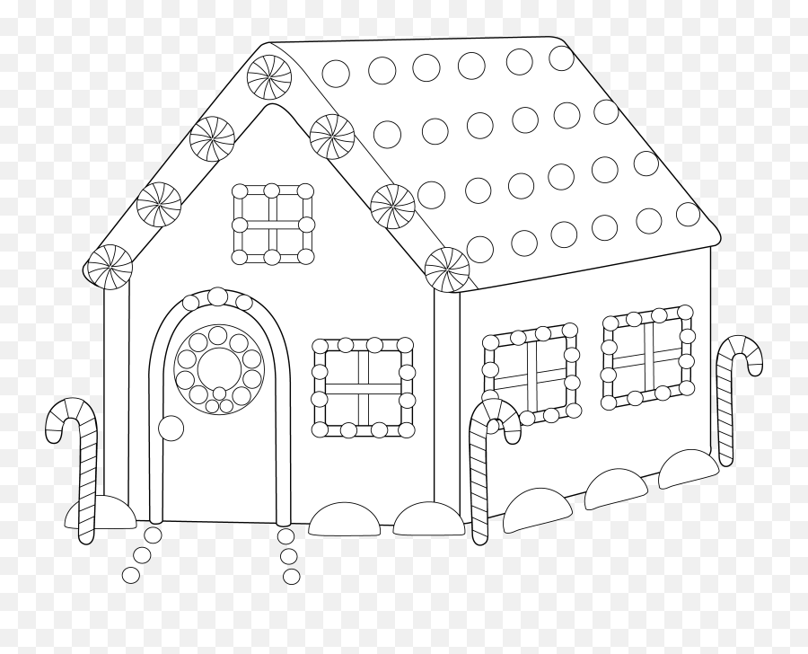 Haunted House Halloween Homeaway Clip Art - Halloween Live Plain Gingerbread House Coloring Pages Emoji,Emoji House Bride