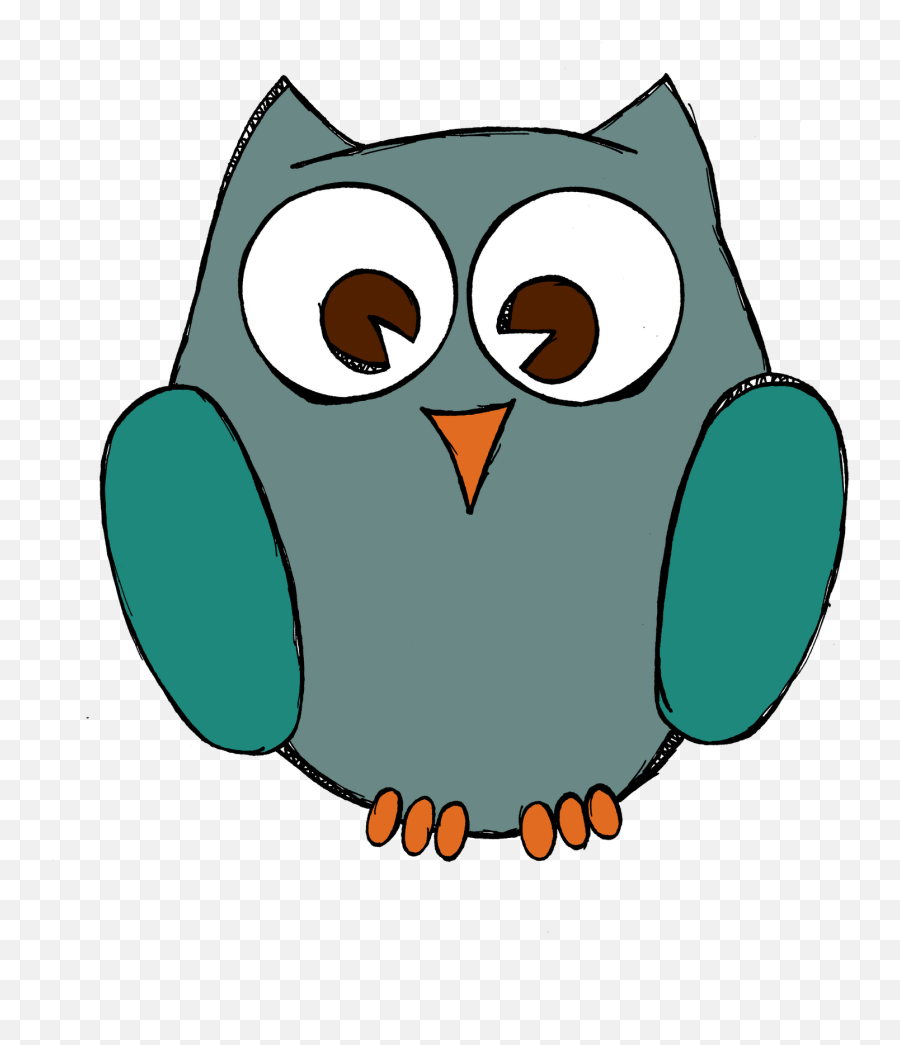 Owls Clipart Cartoon Owls Cartoon Transparent Free For - Owl Simple Clipart Emoji,Owl Emojis