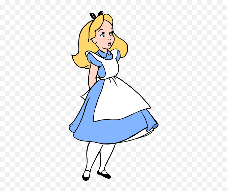 Download And Share Clipart About Alice Looking Surprised Emoji,Disney Emotions Tired