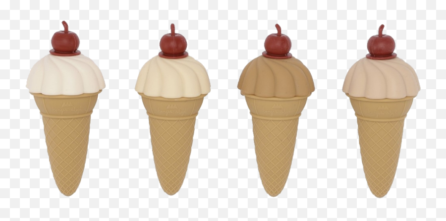 Konges Sløjd Ice Cream Cone Molds Made Of Silicone 4 Parts Emoji,Ointment Emoji