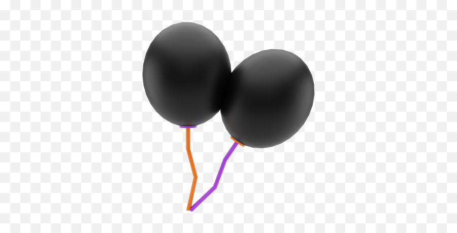 Black Balloon 3d Illustrations Designs Images Vectors Hd Emoji,Black Elf Emoji