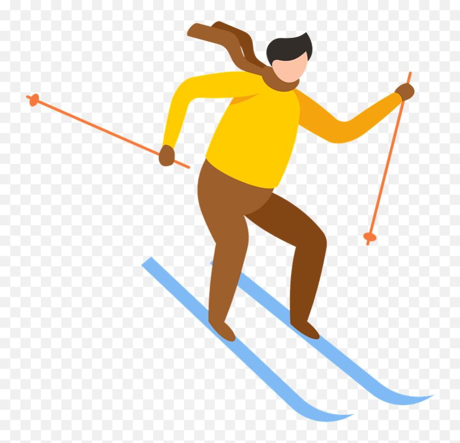 Skier Clipart - Ski Emoji,Skier Emoji