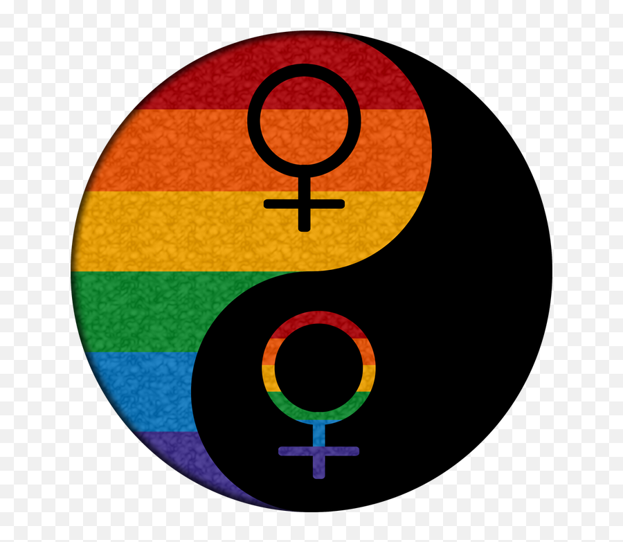 Pride Lgbt Sticker By Ana Rodríguez - Lesbian Pride Emoji,Gay Symbol Emoji