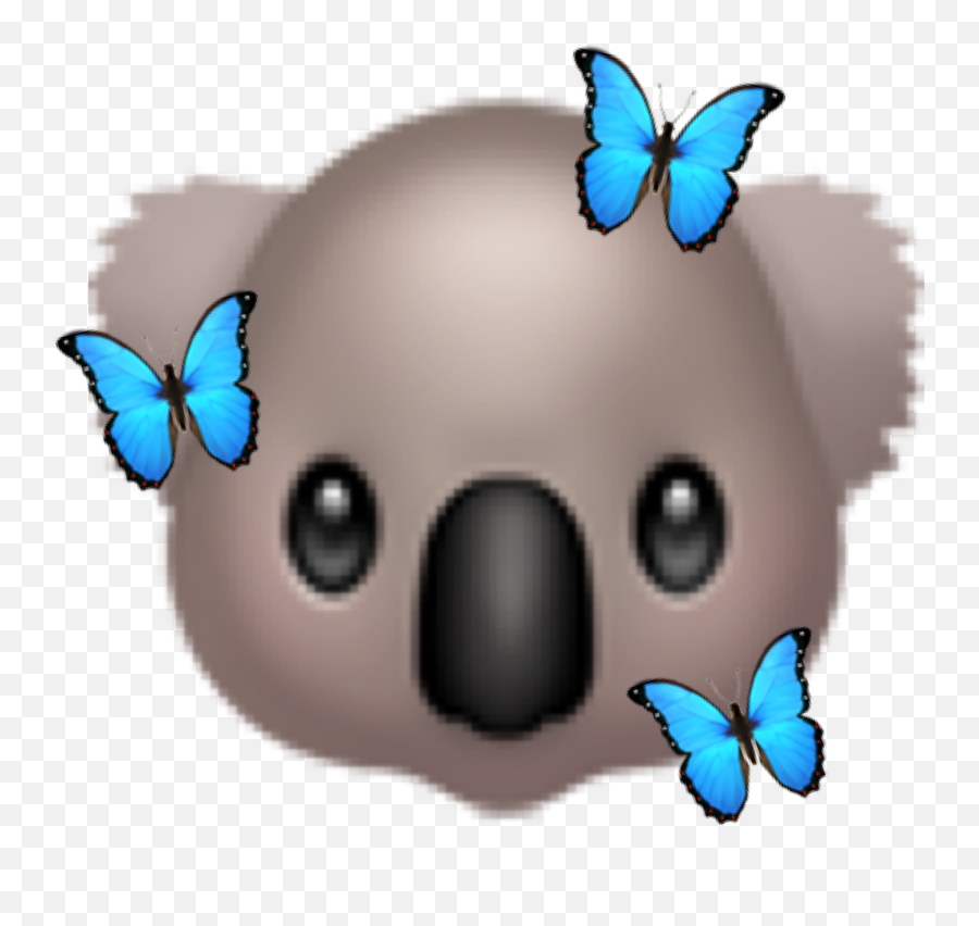 Koala Butterfly Sticker By - Koala Emoji,Summer Emoji