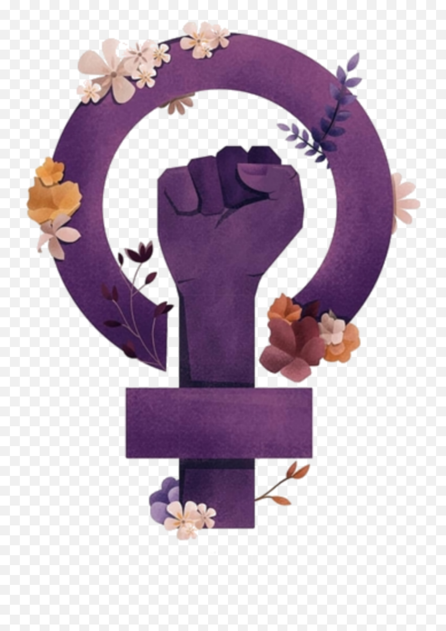 Feminism Female Sticker By Sarah Diann Chapman - Simbolo De Empoderamento Emoji,Metoo Emoji