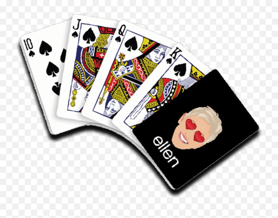 Download Ellen Degeneres Show Emoji - King Of Spades Card Vector,Ellen Degeneres Emoji App