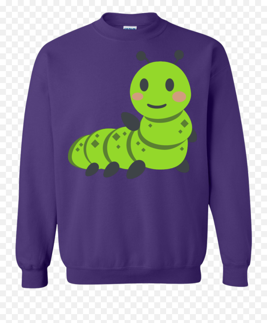 Waving Caterpillar Emoji Sweatshirt - Sweater,Waving Emoji
