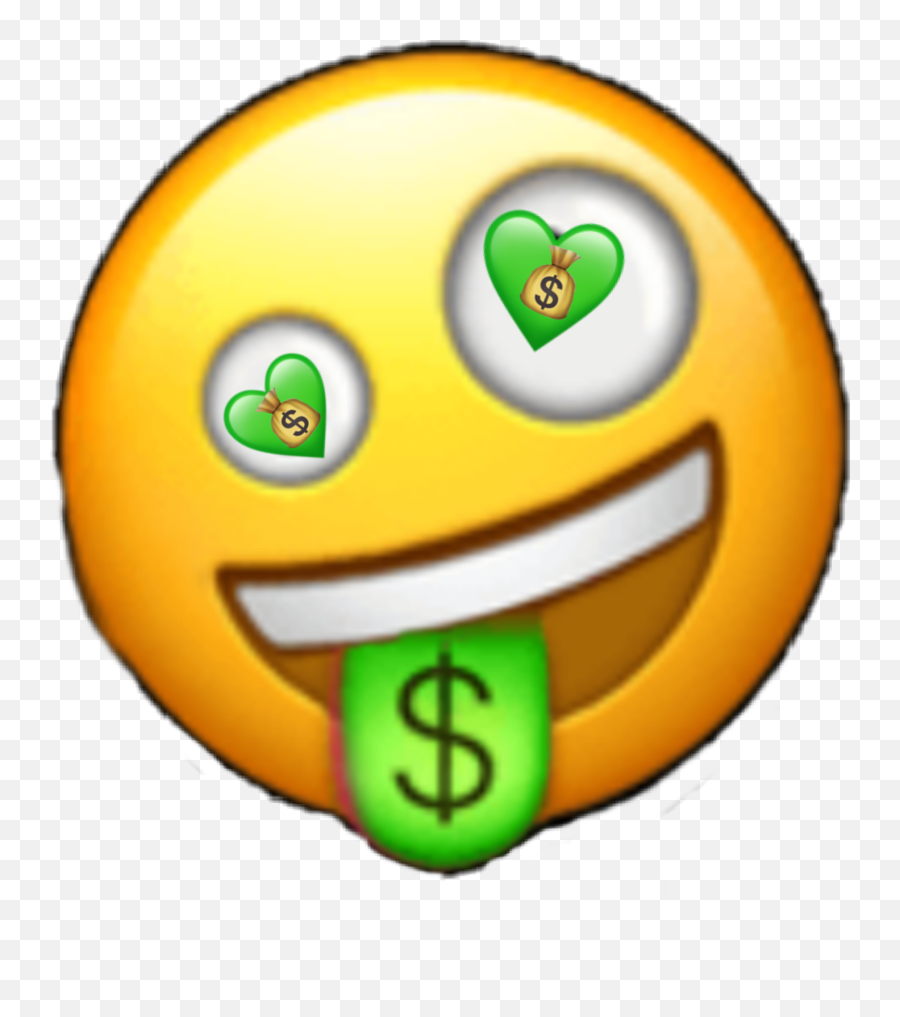Emoji Money Picsart Sticker - Emoji Fou,Emoji Dinero