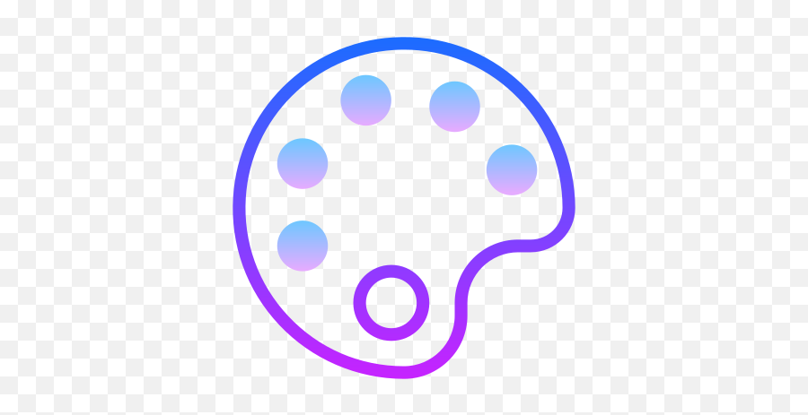 Paint Paint Palette Vector Png - Dot Emoji,Palette Emoji