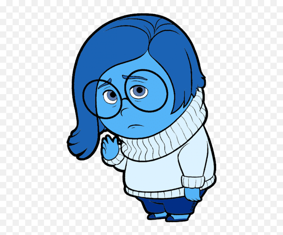 Sadness Cartoon Animated - Sadness Inside Out Cartoon Emoji,Emotion Cartoon