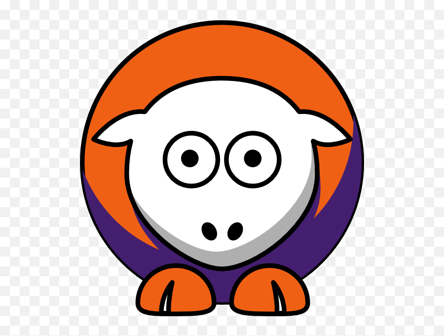 Clipart Football Vector Clipart Football Vector Transparent - Sheep Clker Emoji,Clemson Tiger Emoji