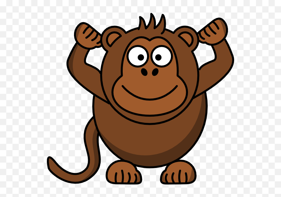 Monkey Clip Art - Clip Art Cartoon Monkey Emoji,Monkey Emoji Vector