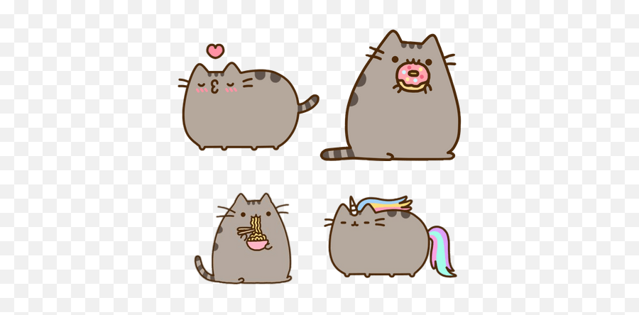 Pusheen Transparent Png Images - Pusheen The Cat Emoji,Pusheen The Cat Emoji